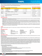 Regular Classroom Program: TOEFL Exam Coaching